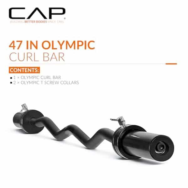 Découvrez notre test complet de la barre olympique CAP barbell EZ curl 119 cm : performances, qualité et conseils d'achat pour muscler vos séances de curl.