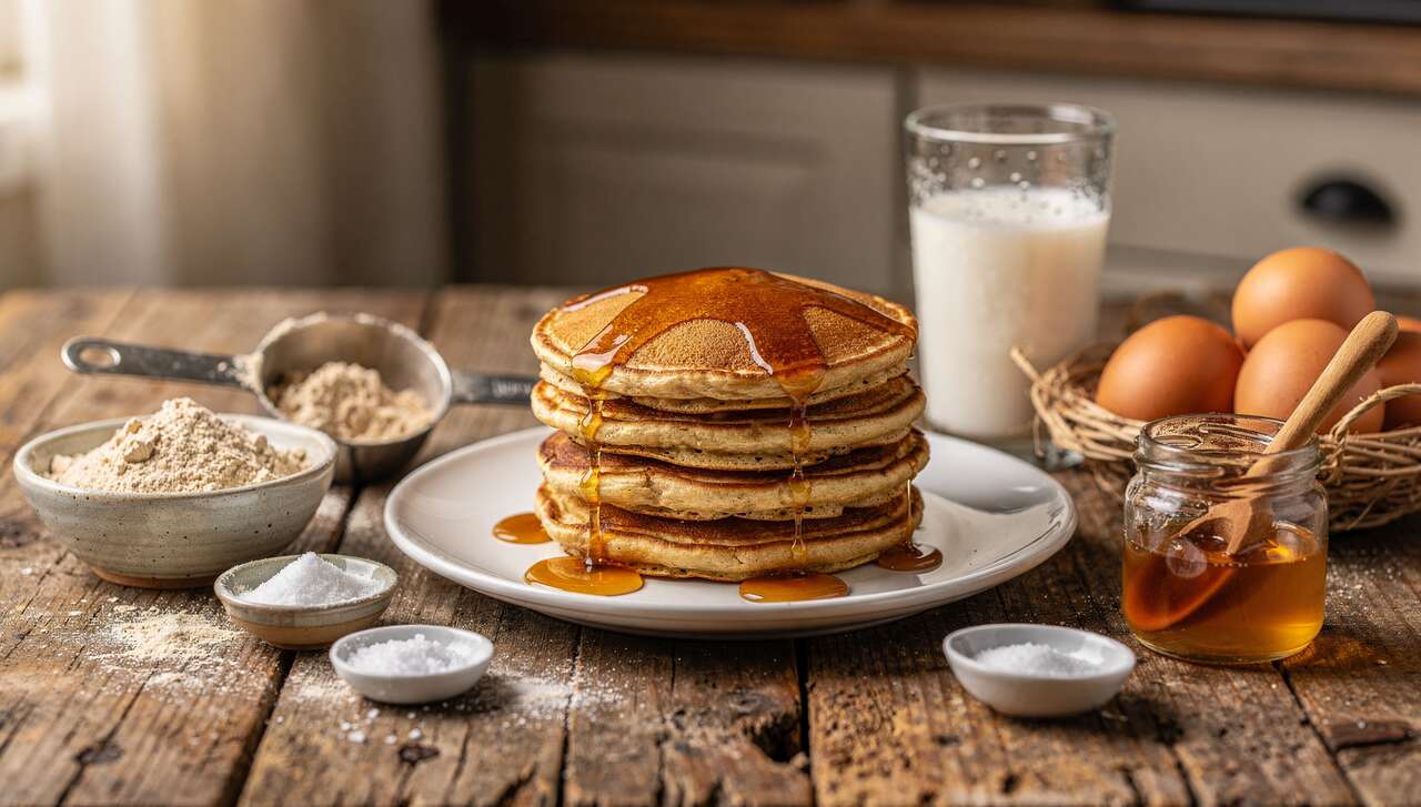 Recette de pancakes protéinés healthy