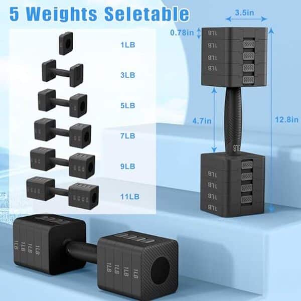 Découvrez notre test complet des haltères réglables 5 en 1 : caractéristiques, avantages et programmes d'entraînement pour musculation à la maison. Comparatif et avis d'experts. 