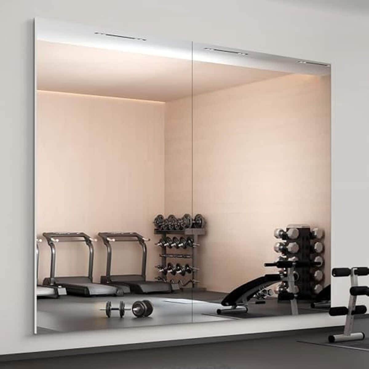 Avis : miroir mural brisafe 180 x 100 cm pour salle de sport
