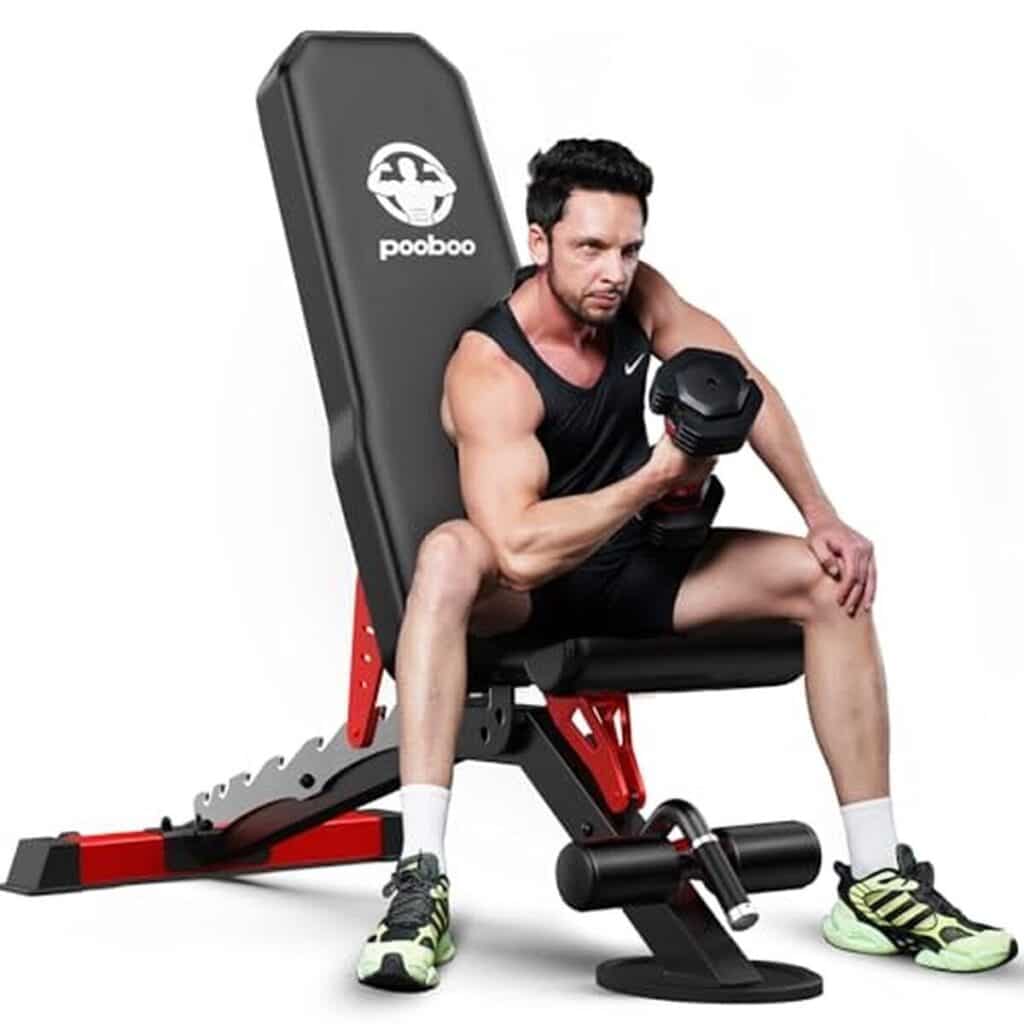 Test : banc de musculation pooboo 680, 4 kg pour entraînement complet