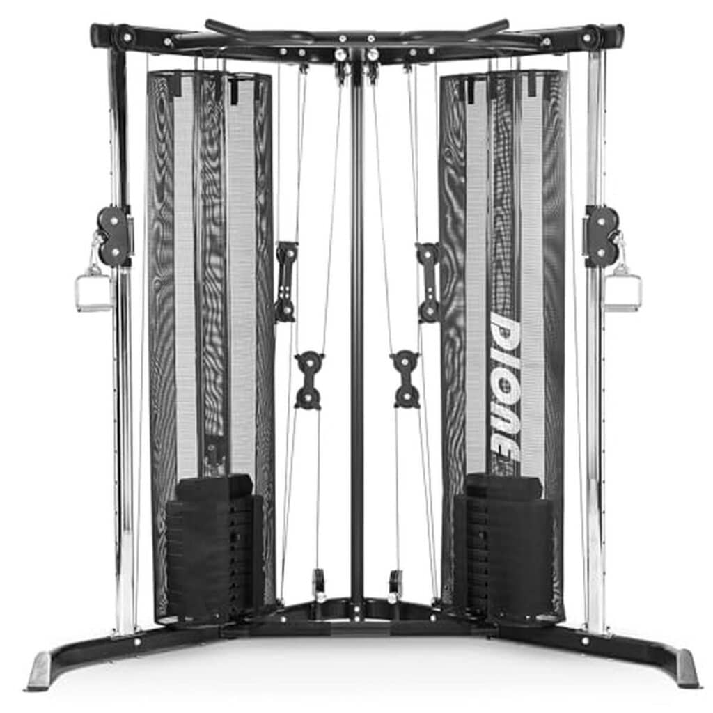 Test du cable crossover Dione : station de musculation 2 x 50 kg