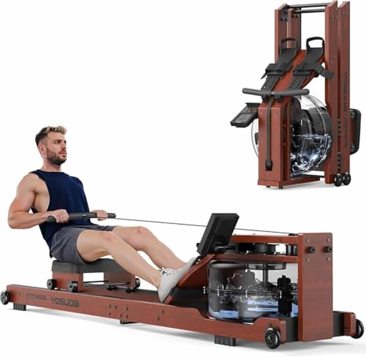 Test du rameur Yosuda pliable en bois : qualité et confort garantis