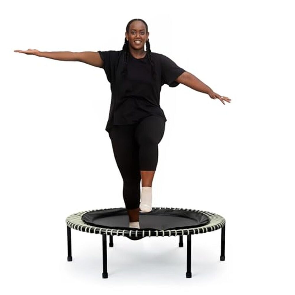 Test du trampoline bellicon fitness 100 cm : pieds robustes et suspension en anneau