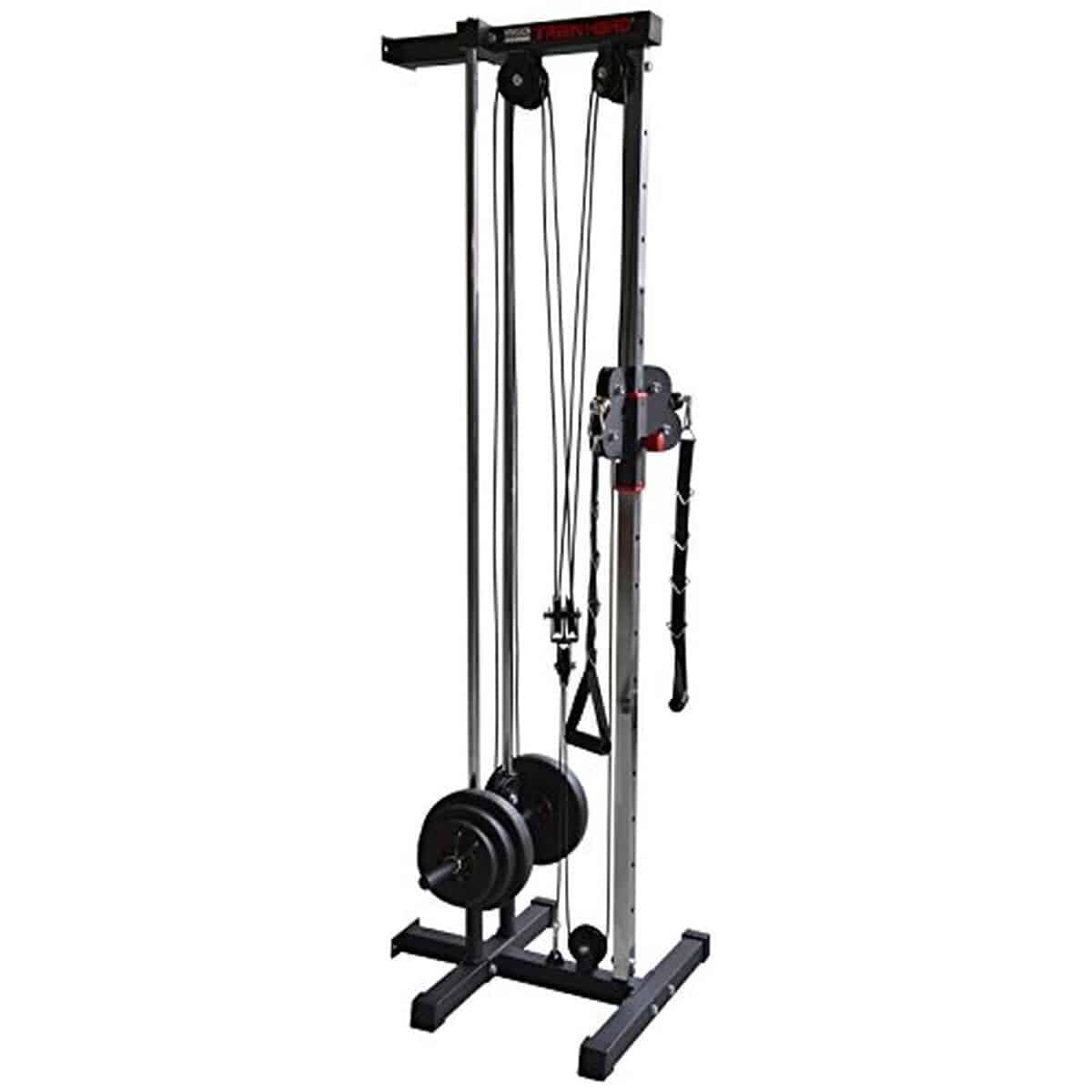 Test TrainHard station de force : lat machine et câbles muraux