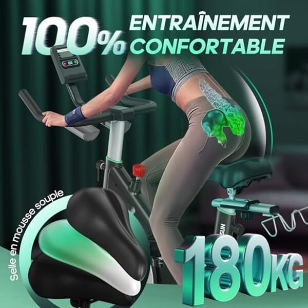 Découvrez notre test détaillé du vélo d'appartement DMASUN avec résistance magnétique renforcée : performances, confort et qualité analysés pour vous aider à choisir. 