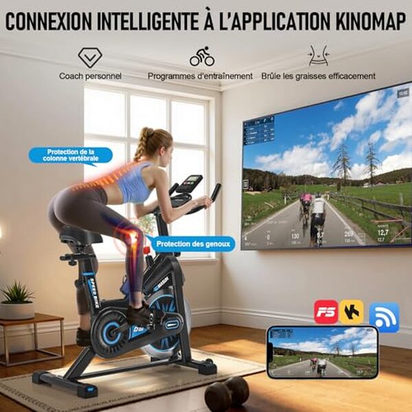 Découvrez notre avis détaillé sur le vélo d'appartement DMASUN : système magnétique, performance et confort pour vos entraînements à domicile. 