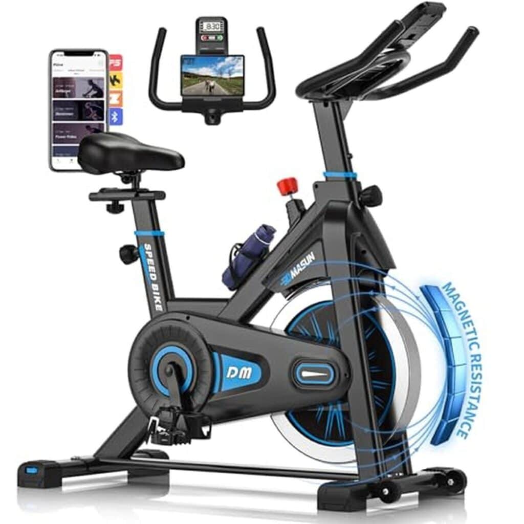 Test du vélo d'appartement DMASUN : performance magnétique et confort optimal