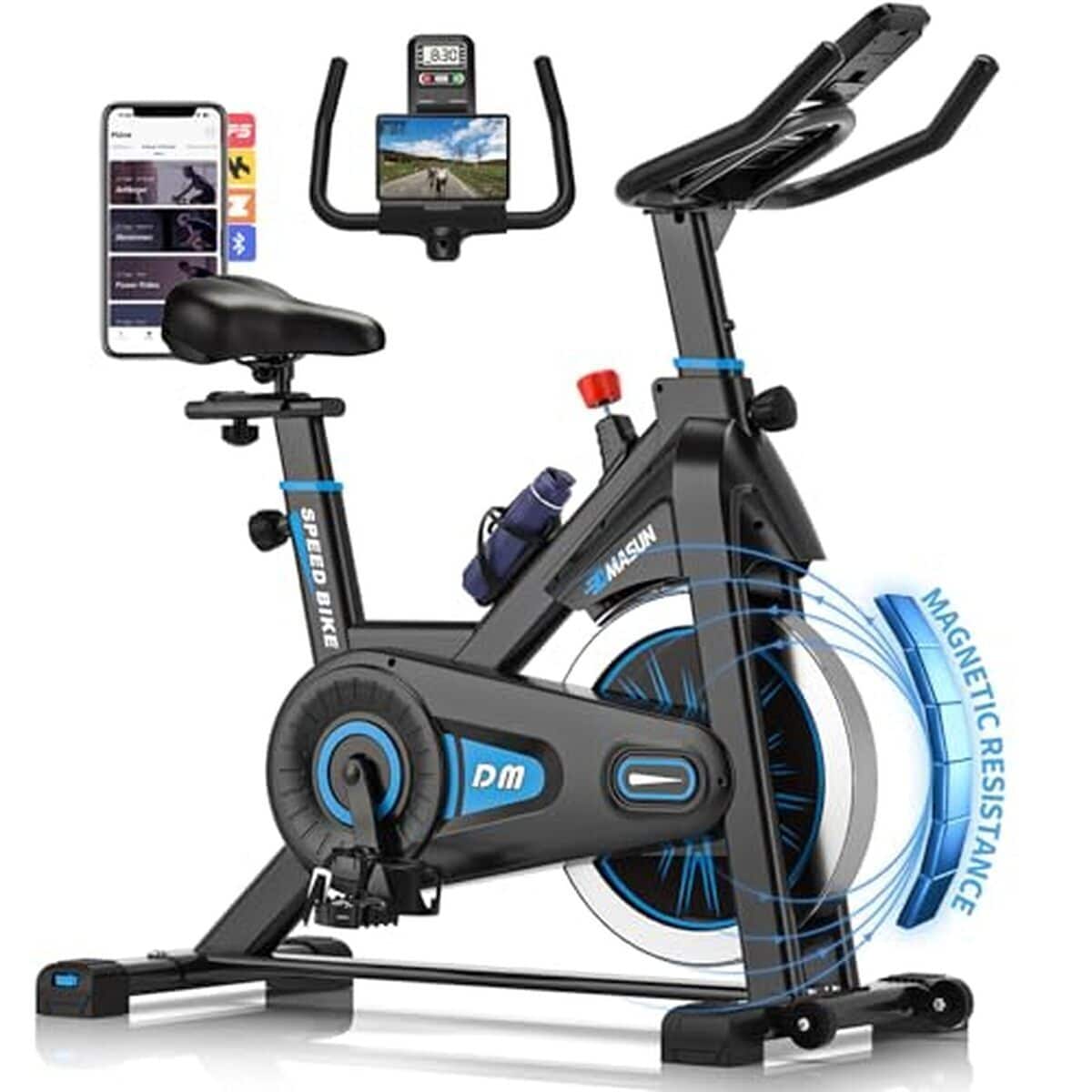 Test du vélo d'appartement DMASUN : performance magnétique et confort optimal