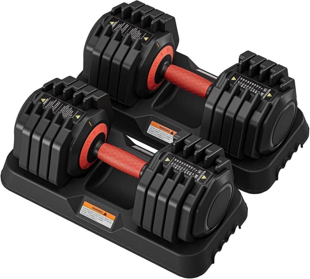 Test : haltères réglables Dripex 55 LB, polyvalence et performance