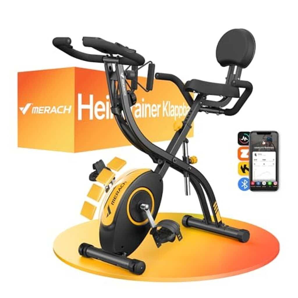 Test : vélo d'appartement pliable Merach 4 en 1, confort et performance
