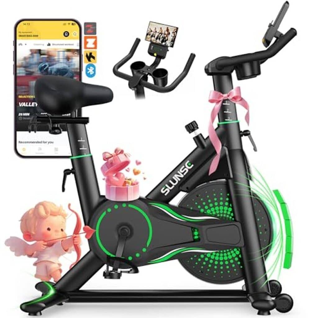 Test : vélo d'appartement SLUNSE, confort et performance intérieure