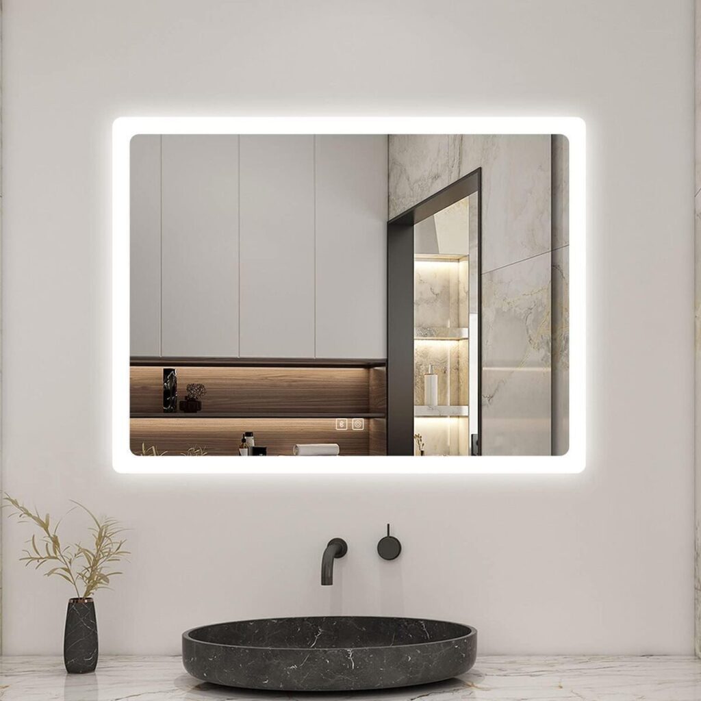 Test du miroir Biubiubath : lED, bluetooth et anti-buée