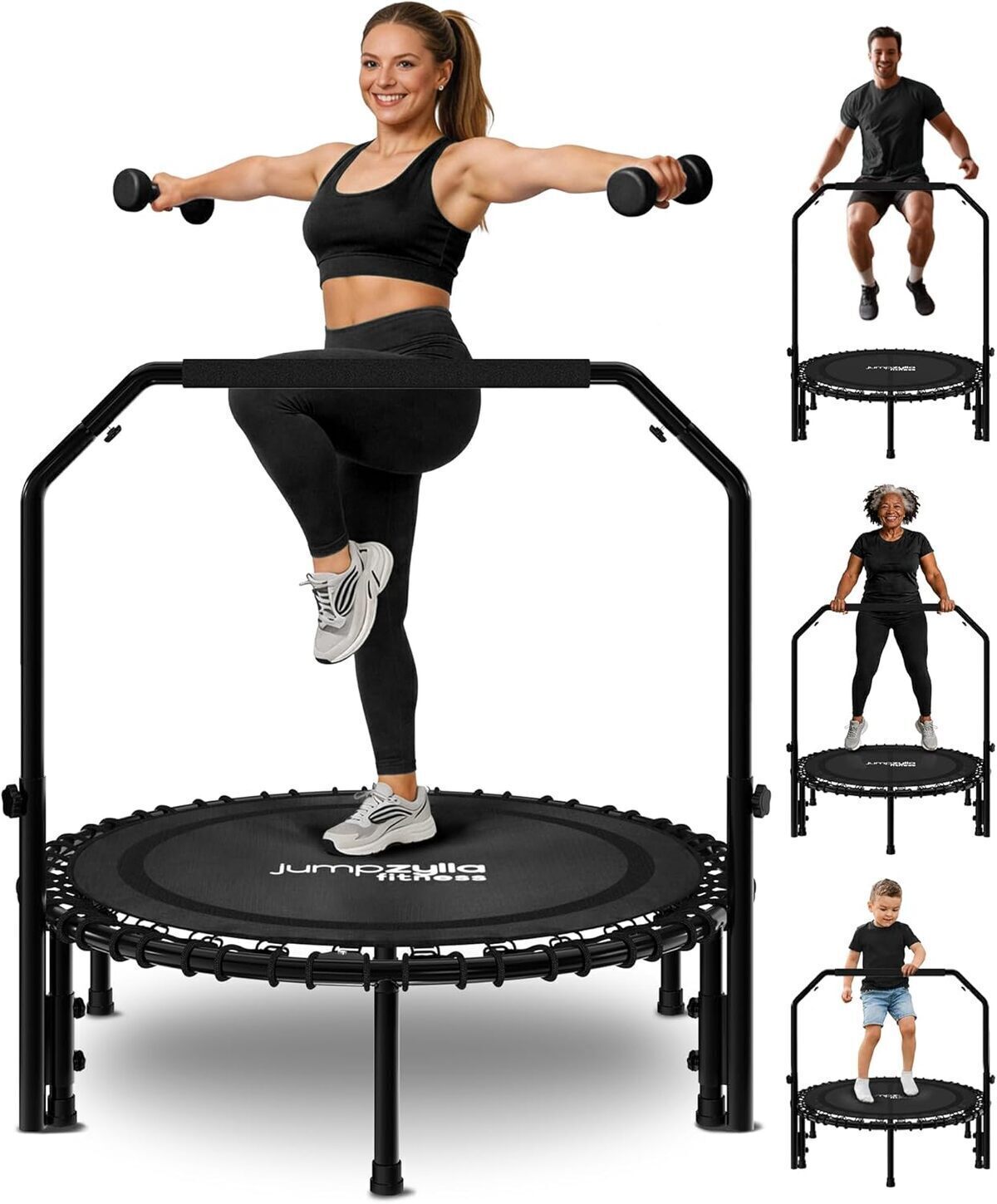 Test du trampoline fitness Jumpzylla : mini & silencieux