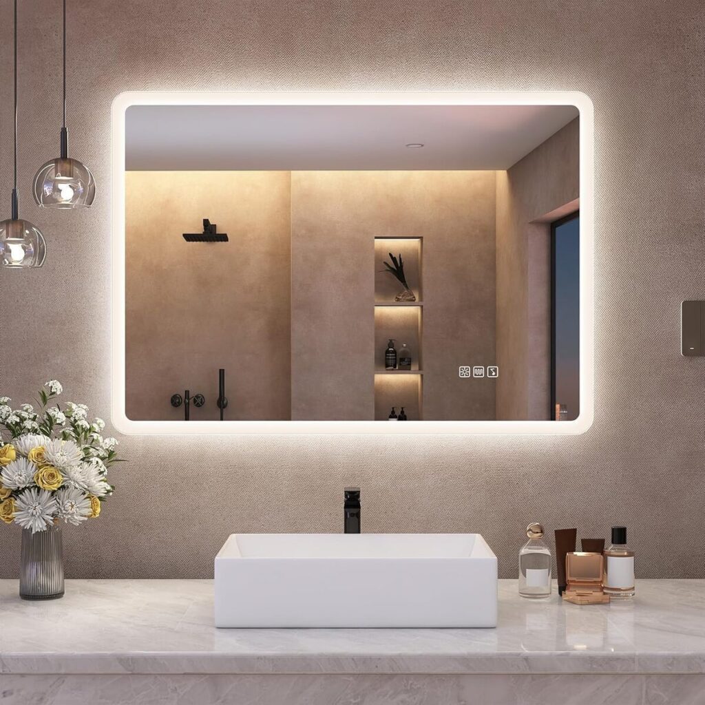 Test : miroir S'bagnо LED Bluetooth 80x80cm
