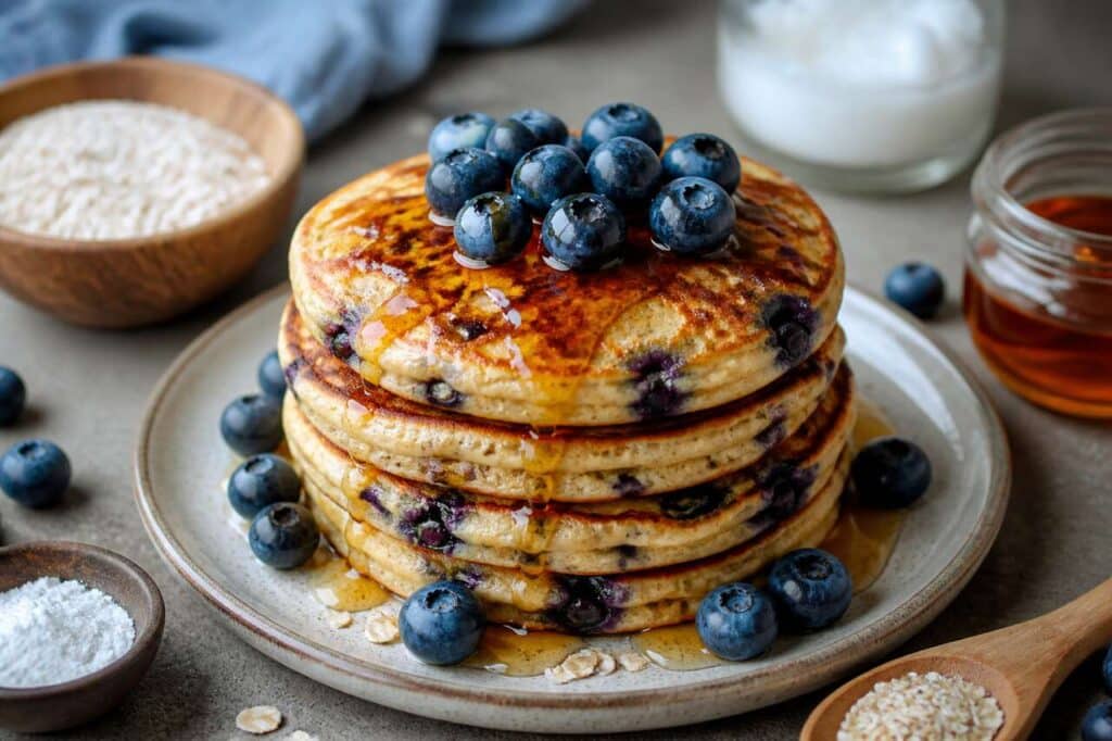 Recette Pancakes Healthy Aux Myrtilles