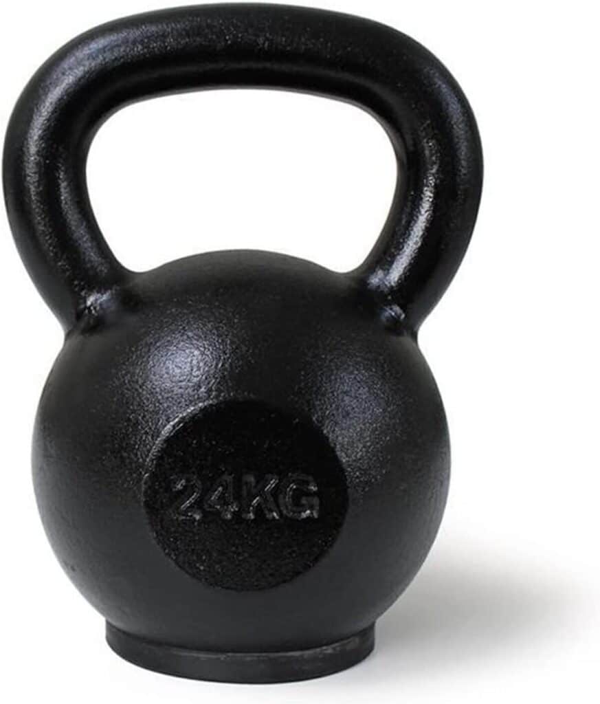 Test de la kettlebell Core-Power 24 kg en fonte pour fitness et crossfit