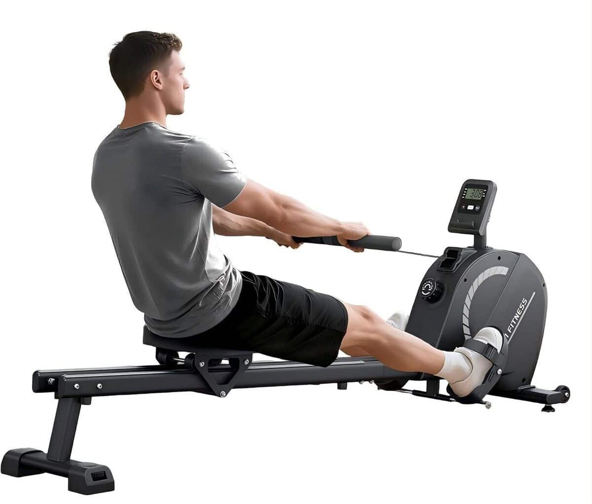 Test du rameur pliable : efficacité silencieuse avec 16 niveaux de résistance