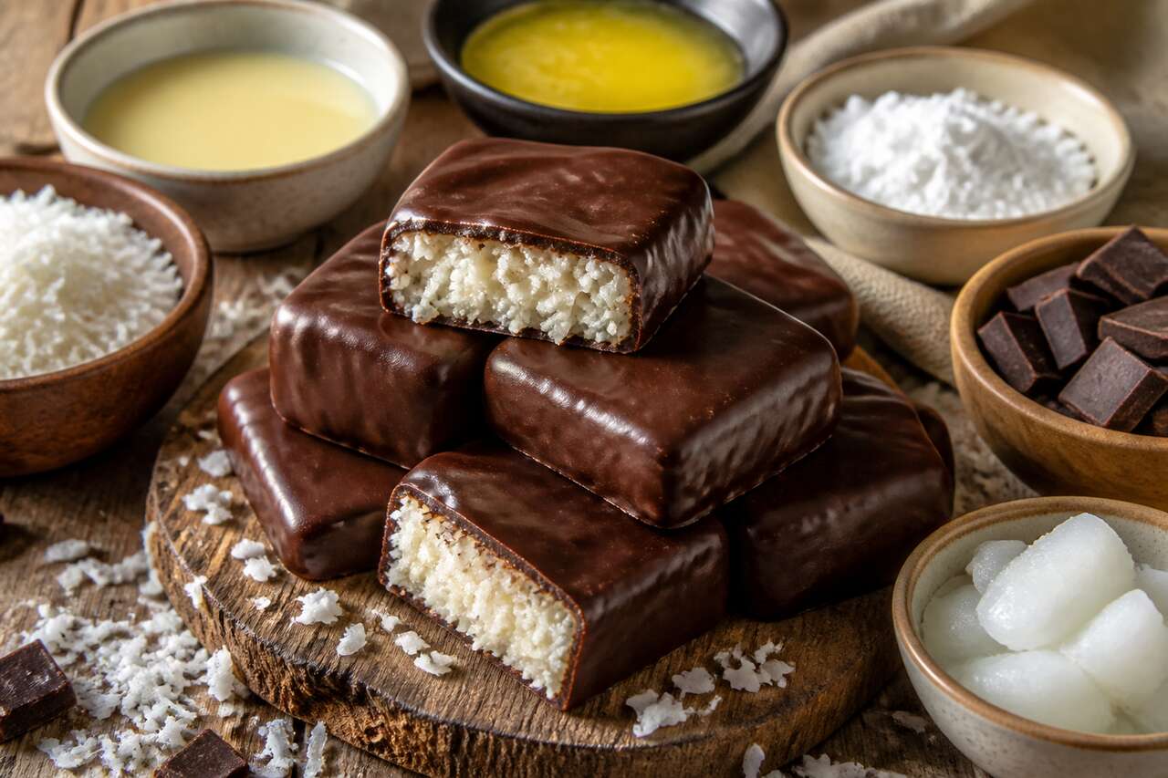 Carrés Bounty : recette gourmande maison