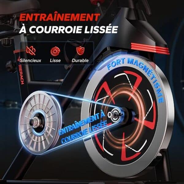 Découvrez notre avis complet sur le vélo d'appartement magnétique Merach : performances, silence et confort pour vos séances de fitness à domicile. 