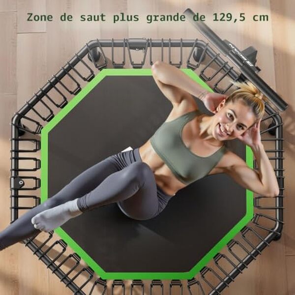 Découvrez notre test détaillé du trampoline élastique BCAN T8 129, 5 cm vert : performances, sécurité et avis utilisateurs pour bien choisir votre trampoline. 