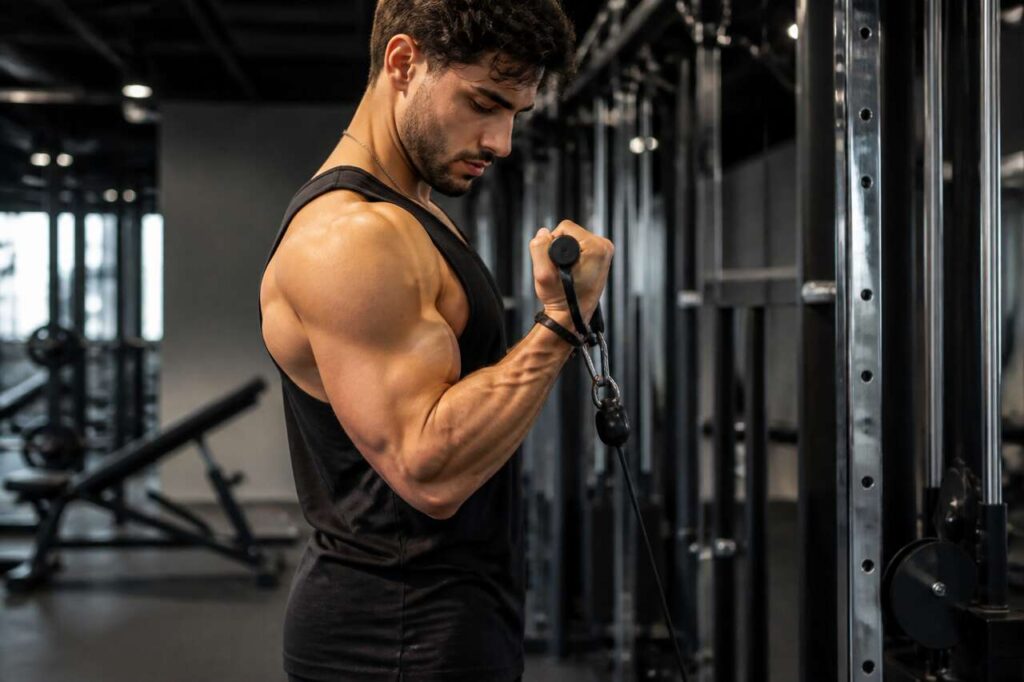 Exercice biceps à la poulie : guide pour des bras musclés