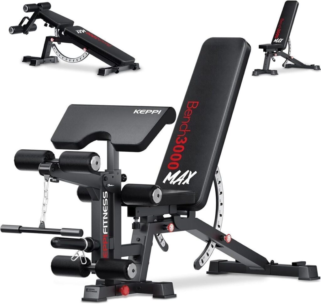Test du banc keppi bench3000 max : musculation à 600 kg