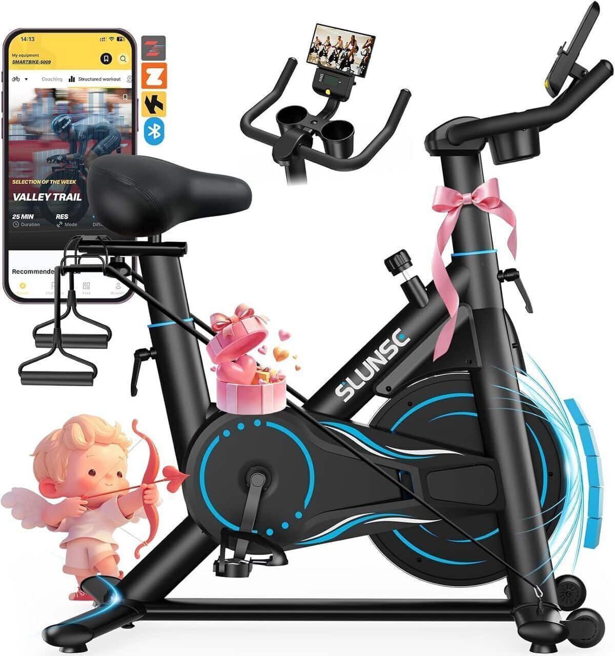 Test du vélo d'appartement SLUNSE : performance et confort à domicile