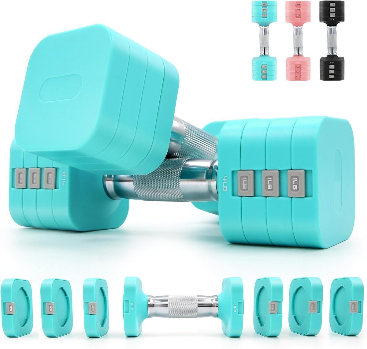Test : ensemble d'haltères réglables 4 en 1 musculation à domicile