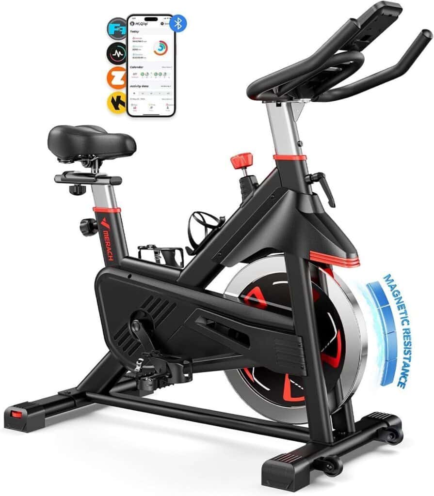Test : merach vélo d'appartement magnétique silencieux