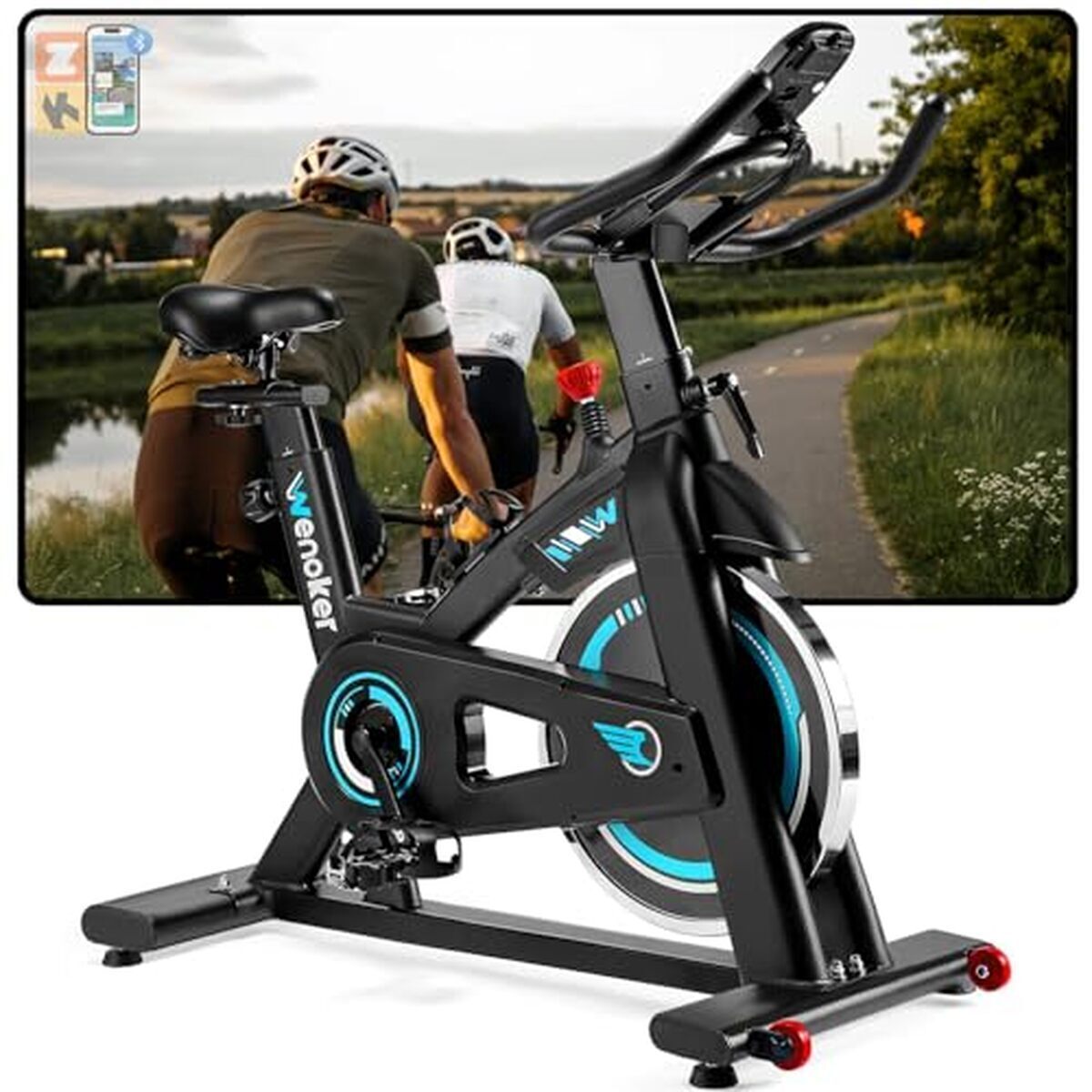 Test : vélo d'appartement Wenoker connecté et réglable