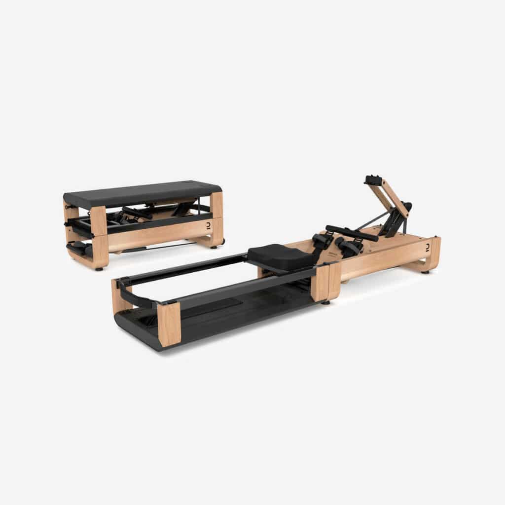 Test du rameur Decathlon woodrower 3 en 1 : auto-alimenté et connecté